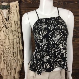 Garage |‎ Aztec Side Split High Neck Tank